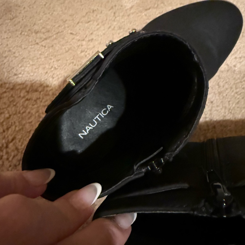 NAUTICA WEDGE ANKLE BOOTS SIZE 7 - Picture 6 of 6